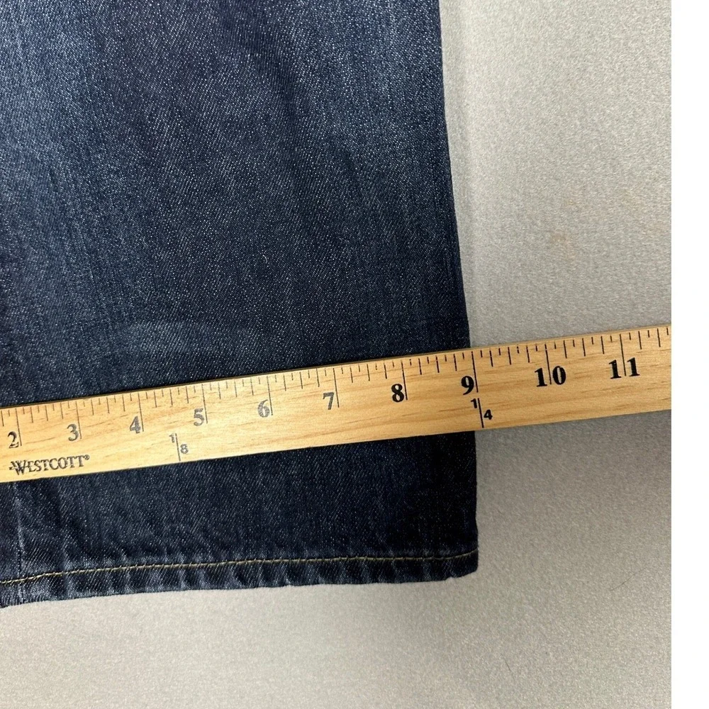 Polo Ralph Lauren Hampton Jeans Mens 42X30 Relaxed Straight Leg Distressed Denim